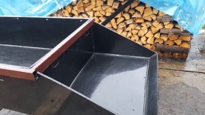 Экспедиционные санки для снегохода из листового полиэтилена (ПНД)