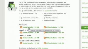 C++ GUI with Qt Tutorial - 1 - Downloading the Qt SDK
