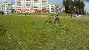 Husqvarna DBS 51 кошение клевера