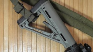 Установка ремня на первой АР-15