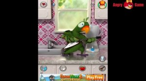 TALKING PIERRE THE PARROT Game App For Kids Cartoon Movie Enjoy!
