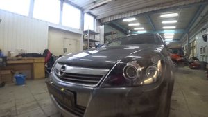 Opel Astra H замена штатных линз