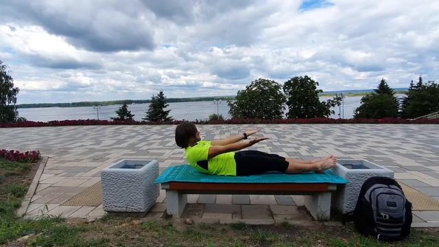 6-ти минутный комплекс на артикуляцию позвоночника, мобильность плечевых суставов. смотреть онлайн