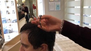 Как филировать филировочными ножницами I LOVE MY HAIR 8551-6022