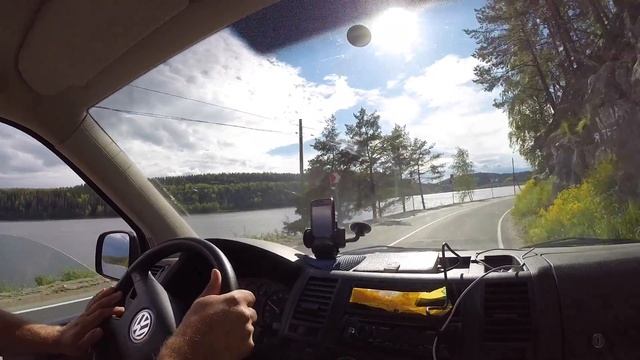 Путешествие на автомобиле. СОЛНЕЧНЫЙ ДЕНЬ и красивейшая БУХТА НА ЛАДОГЕ смотреть онлайн