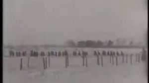 Фронтовая киносъёмка штыковой атаки русской армии с австрийцами. (1914г)