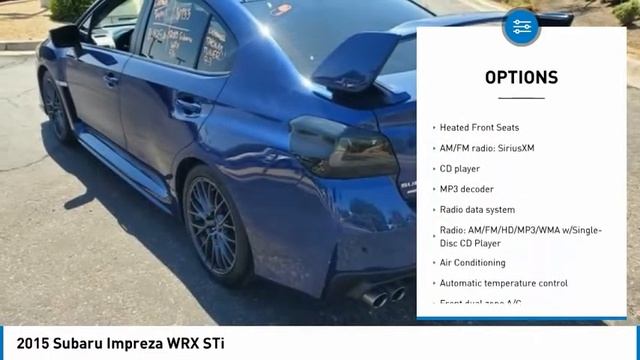 2015 Subaru Impreza WRX STi FOR SALE in Peoria, AZ BL1435A смотреть онлайн