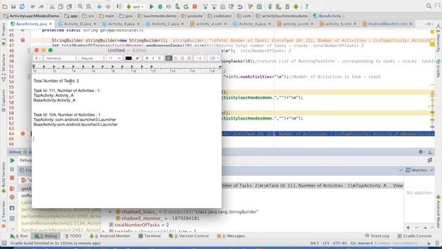 Activities, Tasks & Stacks - Part 2, Launchmode "standard" смотреть онлайн