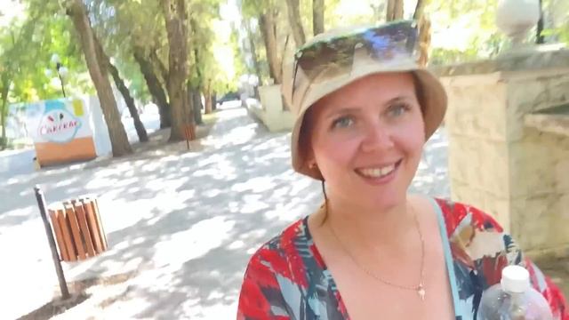 В Крым из Омска на машине. Евпатория. Жилье рядом с морем и центром. Пляж. Готовим кефаль. Часть 1