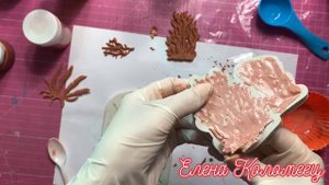 Жидкий пластик-эксперименты с окрашиванием #скрапбукинг#Scrapbooking#Liquidplastic