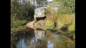 Бездорожье России самое жесткое грузовики Газ 66, Краз лесовоз