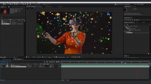 Падающие Конфетти с бликами - Урок Афтер Эффект