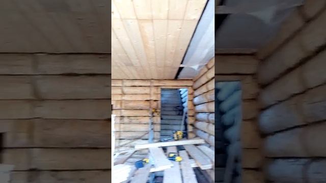 Новые потолки, имитация бруса. смотреть онлайн