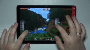 Как идёт Minecraft на телефоне TCL TAB 10 / Тест игры Minecraft на TCL TAB 10