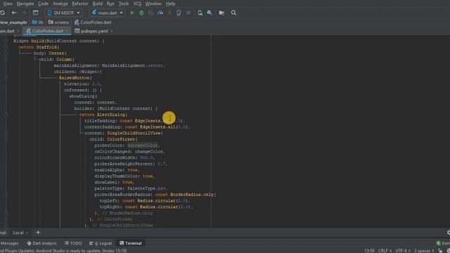 Color Picker in Flutter | Flutter Tutorials | Flutter by Google | #Flutter | #CodeStudio