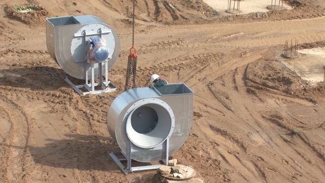 Авиация МЧС. Транспортировка вентиляционного оборудования . Гипермаркет "Green", Минск смотреть онлайн