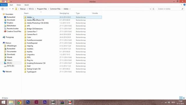 How to add Font to Adobe After Effect Cs6 Windows 8