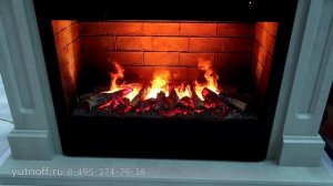 Новый очаг 3D Helios 26 с кирпичной кладкой - видео-обзор