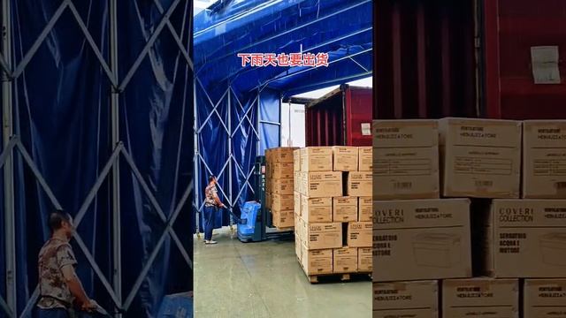 Loading mist fans for shipment.#manufacturer #ventilation #misting #humidifier #fan #ventiladores