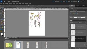 How To Create A Dangles Card in Photoshop Elements