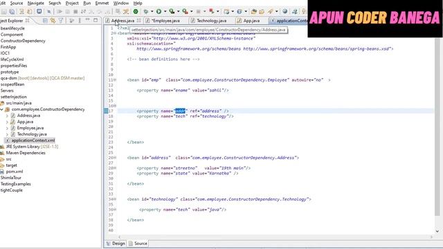 Spring Framework tutorial | Autowiring in Spring with Example | byType | byName | LEC 10
