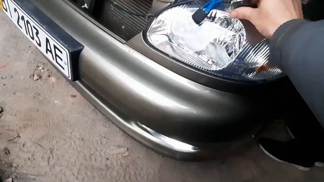 Установка противотуманок на Деу Ланос. Схема подключения. (DAEWOO LANOS)