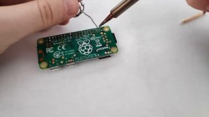 Пайка разъёма GPIO для Raspberry Pi Zero W