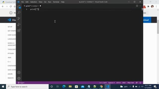 How to setup Python for VSCode in 3 mins only!! I Install Python and Setup VSCode for Windows 10! смотреть онлайн