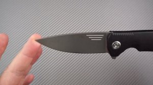 Складной нож-флиппер Reptilian "Скутум-02", клинок D2, рукоять G10, краткий видео обзор