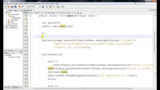 16.-Parte 2- Curso java desde cero- Calculadora con opciones. смотреть онлайн