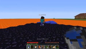 КАК ВЫЖИТЬ НУБ И ПРО НА 1 БЛОКЕ В МИРЕ ЛАВЫ В MINECRAFT? ТРОЛЛИНГ В МАЙНКРАФТ ! ЗАЩИТА НУБ ! МУЛЬТИ