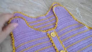 Летний САРАФАН для девочки КРЮЧКОМ