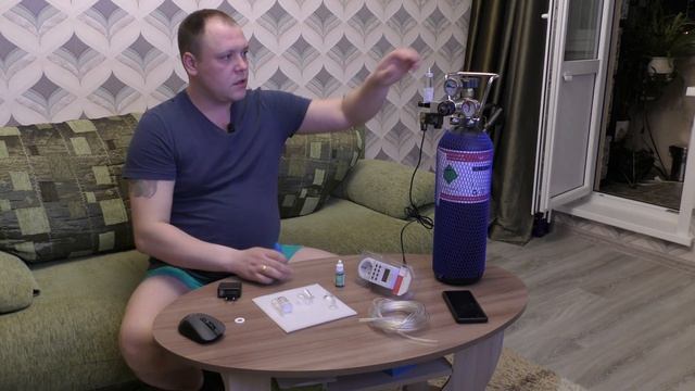 Установка и обзор баллонной системы со 2 для аквариума Juwel Rio 450! смотреть онлайн