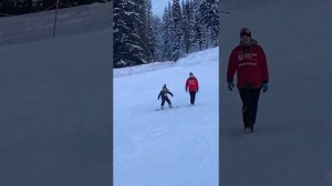 На горнолыжке Красный Ключ . 5 января 2024 год