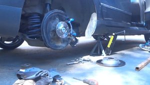 Замена задней ступицы и задних колодок без компа на VW Passat b6