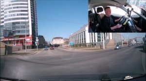 Перестроение на экзамене в ГАИ для разворота