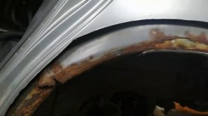 Mazda 6 Замена порогов. Ремонт задних арок.