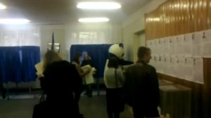 Панда голосует на выборах в Раду