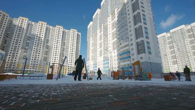 Посмотрите, каким получился бирюзовый дом ЖК "Рассветный". смотреть онлайн