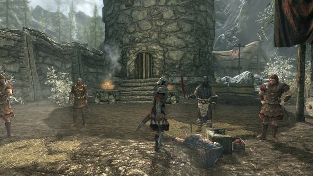 Skyrim: Special Edition на максимальных настройках.
