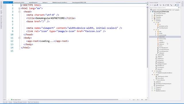 Getting Started with Angular ASPNET CORE смотреть онлайн