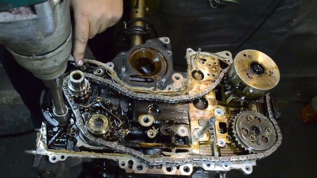 Разбор двигателя 2SZ-FE toyota двигатель клинит. смотреть онлайн