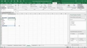 How to Analyze Survey Data Part 3 - Summarize with Pivot Tables and Charts