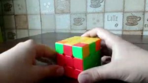 как собрать кубик-рубика (верхние углы)