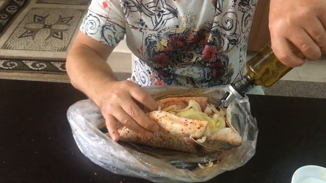 Рыба дорадо в духовке.