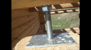 Сруб своими руками.  Перекрытие, Столбы, Кровля В Срубе / DIY Log House