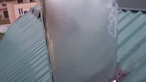 Вытяжная труба на крыше. часть 2