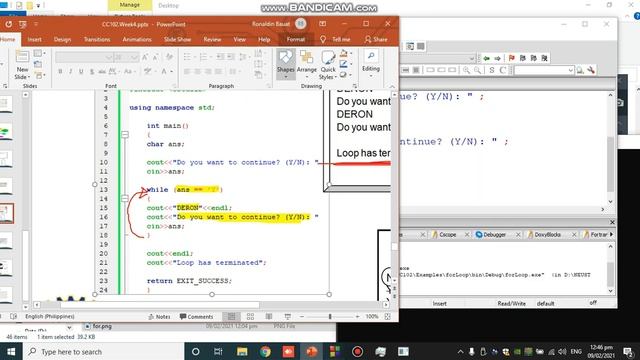 do while loop & while loop (tagalog )