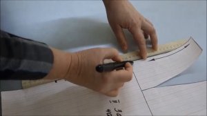 Раскрой прямой юбки, часть 1. Подготовка выкройки к раскрою