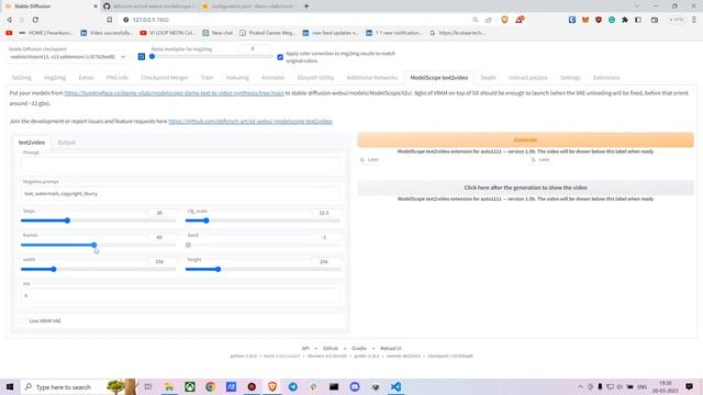 Revolutionizing Video Creation: Try out the Stable Diffusion WebUI's Text to Video Model Today! смотреть онлайн